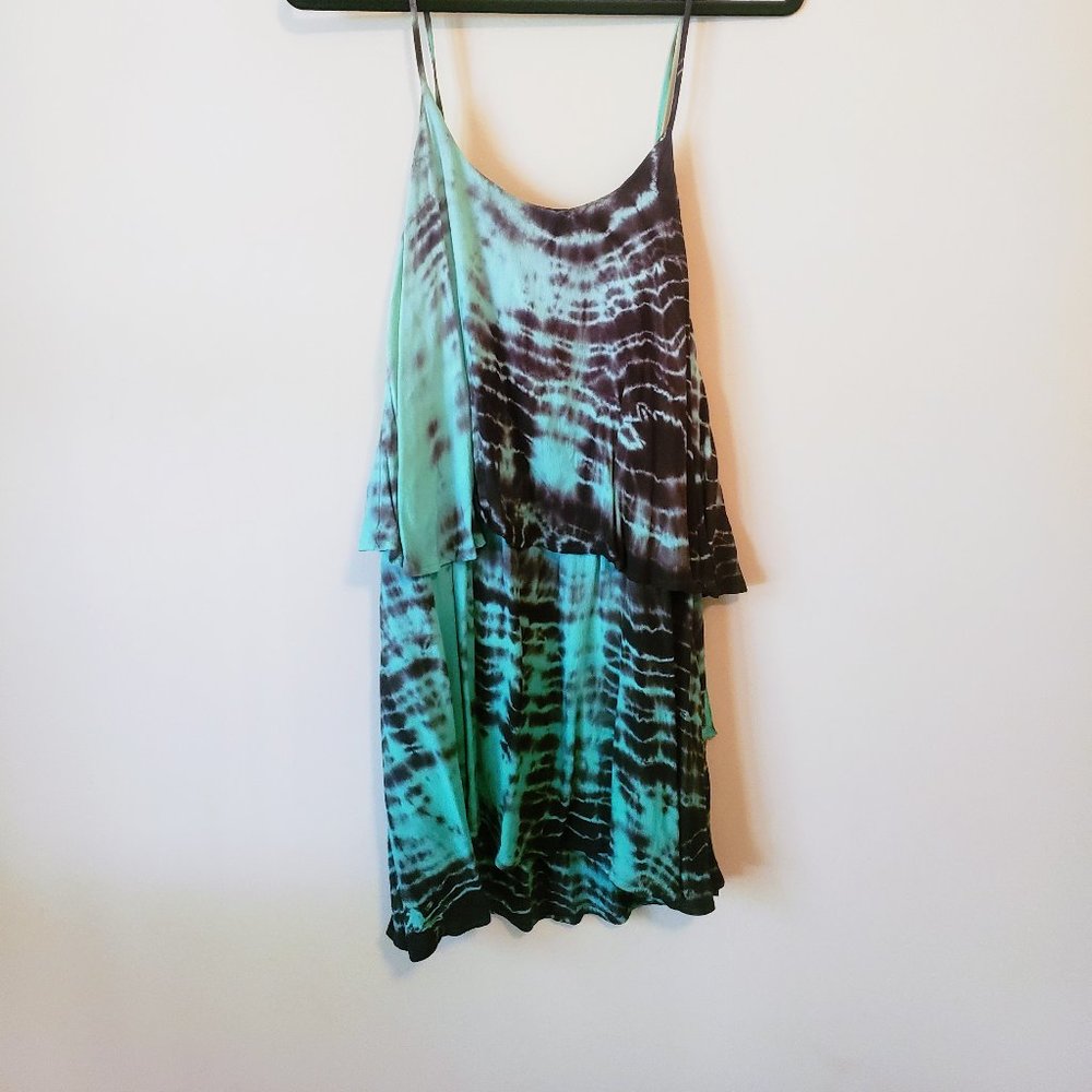 Patterson J Kincaid Tye Dye Strap Dress